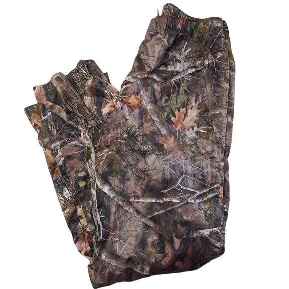 Mens Red Head Camo Hunting Medium PANTS Woods Zip Tightening Ankle - Picture 1 of 10